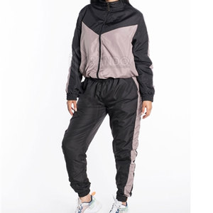 Conjunto de Chaqueta Cortavientos de Invierno para Mujer, Talla Grande, Alta Calidad, 100% Algodón, Sólido, Transpirable - Product Image 4