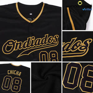 Design Baseball Jerseys Impression Numérique Respirant 100% Polyester Personnalisable Équipe Logo Nom Numéro Mode Hommes - Product Image 5