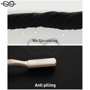 Camiseta de Golf Elástica Premium para Hombre, Tela de Lona Transpirable de Alta Calidad, Bordado Personalizado, Logotipo OEM, Diseño Sólido Gótico - Product Image 5