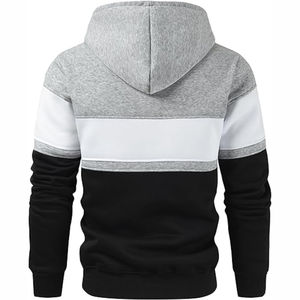 Latest Design Men's High Quality Winter Fleece Pullover <b>Hoodies</b> Pockets <b>Gym</b> Casual Sweatshirts Printed Knitted Jogging Quick Dry - Product Image 3