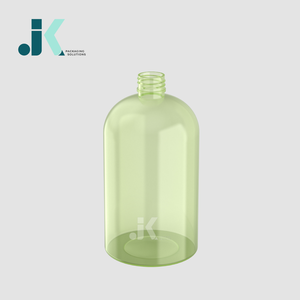 Produits chauds emballage cosmétique PET bouteille ronde Boston 300 ml 24MM OEM/ODM meilleure qualité M0549T usine du Vietnam - Product Image 1