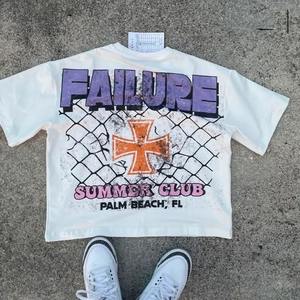 Factory Manufactured High Quality 100% Cotton Custom Logo Screen Printed 250 GSM <b>Crop</b> Boxy <b>Fit</b> <b>T</b>-<b>Shirt</b> - Product Image 3