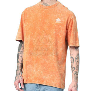 เสื้อยืดผู้ชายระบายอากาศได้ดีซักด้วยกรดเสื้อยืดผ้าฝ้าย100% ทรงหลวมพิมพ์ลายสำหรับผู้ชาย - Product Image 2