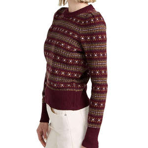 Pulls décontractés en coton léger pour femmes 2026, hauts à manches longues, respirants, col montant, pull d'hiver, vêtements tendance, devant - Product Image 2