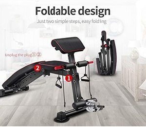 Ghế Gấp Tập Thể Dục Thể Hình Tập Gym Tại Nhà Tùy Chỉnh Có Thể Điều Chỉnh Được Cho Nhà Sản Xuất Ghế Tập Thể Dục Thể Hình Tích Hợp Đa Năng - Product Image 3