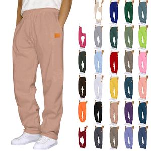 Pantalones Deportivos Personalizados para Hombre, Duraderos, de Secado Rápido, Transpirables, de Poliéster y Algodón, Corte Regular, Diseño Sólido, Cierre con Cordón en la Cintura 2026 - Product Image 3