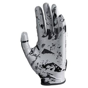 Nouvelle conception, gants de sport gris et noir, gants complets pour hommes, gants de football américain, vêtements d'entraînement, gants sportifs personnalisés - Product Image 4
