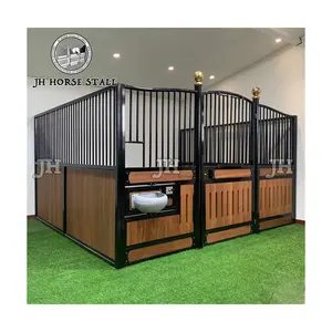 Equestrian Barns European Style Fancy Horse Stable Equipments Horse Stall With Hinged Doors