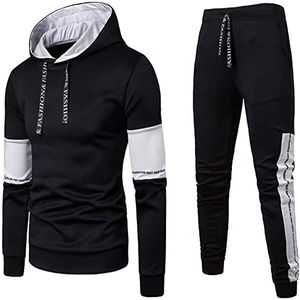 Último diseño personalizado de lana para hombre Regular Fit invierno de talla grande chándal sólido 2025 - Product Image 4