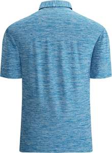 Polo de golf unisexe de haute qualité à séchage rapide et évacuation de l'humidité, avec impression numérique personnalisée, manches courtes, tricot anti-rides - Product Image 2