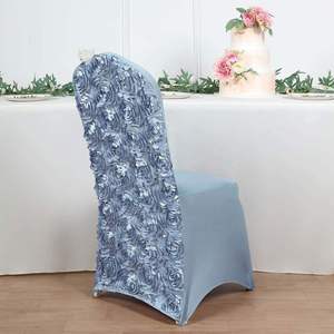 Hotel Event Luxury Spandex Rosette Back <strong>Chair</strong> <strong>Cover</strong> <strong>Wedding</strong> Polyester <strong>Chair</strong> <strong>Cover</strong> Party and for Stretch Chairsred <strong>Chair</strong> <strong>Covers</strong>
