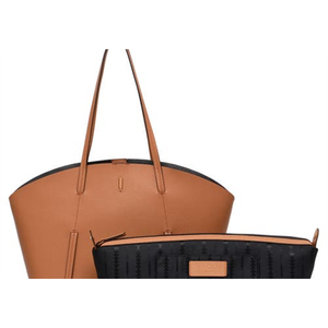 Borsa Tote Thacker Tocar in Vera Pelle di Alta Qualità, Colore Caramello, Chiusura Aperta, Fodera in Poliestere, Borsa da Donna - Product Image 6