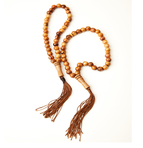 Cuentas de madera natural Mala personalizado de alta calidad brillante pulido con cuentas Mala collares tamaños personalizados - Product Image 2