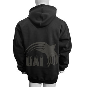 Customized 400GSM <b>Thick</b> <b>Fleece</b> French Plain 100% Cotton Hoodie Sweatshirts High Quality Heat-Transfer Printed Anti-Pilling - Product Image 2