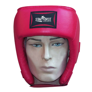 Protège-tête de boxe réglable en cuir de vachette personnalisable avec logo personnalisé pour le kickboxing et l'entraînement privé - Product Image 5