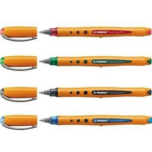 ปากกาโรลเลอร์บอล STABILO Worker+ Fine 0.3 มม. สีแดง หัวกลม รุ่น Worker Series ไม่ทำลายเอกสาร - Product Image 2