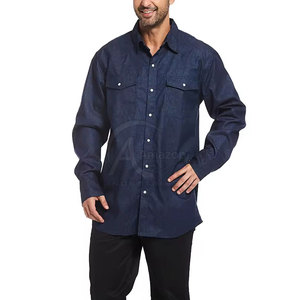 Top Selling <b>Jeans</b> <b>Work</b> Shirt Cotton Fabric Durable Stitching <b>Jeans</b> <b>Work</b> Shirt For Daily Use - Product Image 2