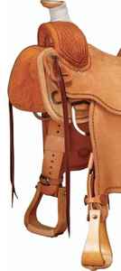 Selle Western sur mesure avec cuir de buffle 100% et arçon en bois pour l'équitation, qualité supérieure - Product Image 2