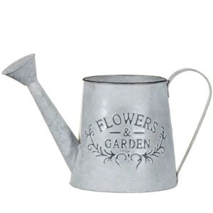 Watering Can for Outdoor and Indoor Plants Made of Metal Plant Watering Can With Copper Handle <b>Gardening</b> <b>Tool</b> White Color - Product Image 5