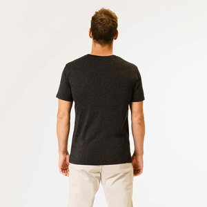 Camiseta personalizada de algodón de alta calidad para hombre, camiseta de ajuste Regular ligera en blanco, Camisetas estampadas para hombre - Product Image 6