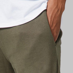 Pantalones Joggers Extra Grandes Personalizados para Hombre, Pantalones Deportivos de Felpa Térmica de Algodón Grueso de Alta Calidad, Lavado Oscuro Informal con Decoración de Encaje - Product Image 4