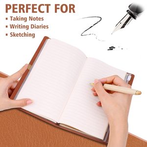 Cadeau pour enseignant : Carnet en cuir <span class=keywords><strong>de</strong></span> 140 pages « Des <span class=keywords><strong>choses</strong></span> drôles que mes élèves ont dites ». Gravé et rechargeable. Pour l'anniversaire des enseignants. - Product Image 5