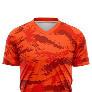 Services OEM et ODM disponibles pour les maillots de football à col rond et manches courtes pour adultes hommes - Product Image 5