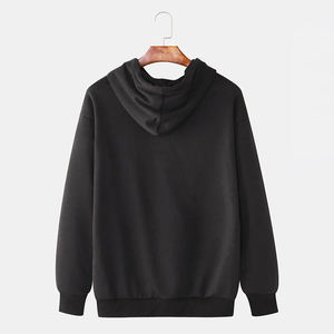 Sweat à capuche athlétique brodé personnalisé pour la course Vêtements unis pour hommes Sweats à capuche décontractés pour hommes en coton et polyester de haute qualité - Product Image 5