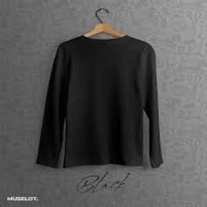 เสื้อยืดพอดีตัวของผู้ชายเสื้อ100% ผ้าฝ้ายออร์แกนิกแขนยาวคอกลมพิมพ์ลายได้ตามต้องการ - Product Image 4