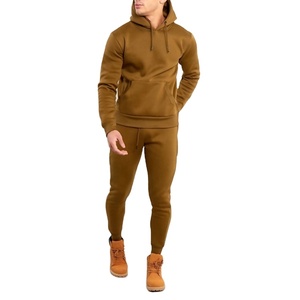 Nuevos y elegantes conjuntos de chándal de algodón a granel para hombre, Sudadera con capucha estampada a rayas personalizada con cremallera lisa, chándal de invierno - Product Image 3