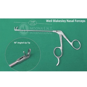 Blakesley-Wilde 90 °   Pinces nasales en acier inoxydable, instrument médical manuel pour l'équipement de santé, fourniture de pinces nasales - Product Image 1