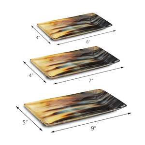 ถาดฮอร์นสำหรับตกแต่งทำมือแฟชั่นธรรมชาติคุณภาพสูงทำด้วยมืออุปกรณ์เสริมสำหรับจัดแสดงสินค้าหรูหราในราคาถูกที่สุด - Product Image 2