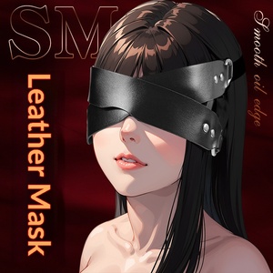 Bestseller Maschera per Occhi in Pelle BDSM SM Oscurante Giocattolo Sessuale per Adulti Ausilio per Flirtare in Camera da Letto per Coppie Gioco <span class=keywords><strong>di</strong></span> Bondage Benda per Occhi - Product Image 3