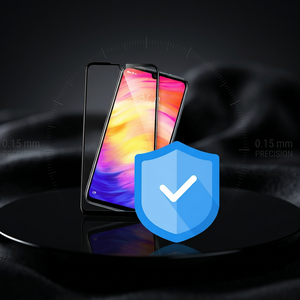 ฟิล์มกระจกนิรภัยป้องกันฝุ่นและไฟฟ้าสถิตย์ สำหรับ iPhone Samsung Oppo Xiaomi ทุกรุ่น ความคมชัดระดับ HD ราคาโรงงาน - Product Image 3