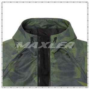 เสื้อแจ็กเก็ตมอเตอร์ไซค์ระบายอากาศได้สำหรับผู้ชาย, เสื้อกีฬาน้ำหนักเบาเหมาะกับทุกฤดูกันน้ำมีไซส์ใหญ่พิเศษ - Product Image 5