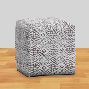 Beaux poufs brodés de créateur Poufs au design imprimé Jaipuri Poufs au design 100% Poufs faits à la main pour la maison, le salon et le balcon - Product Image 2