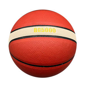 Ballons de basketball gonflables en microfibre orange taille 7 en gros, emballage en vrac avec échantillon gratuit - Product Image 4