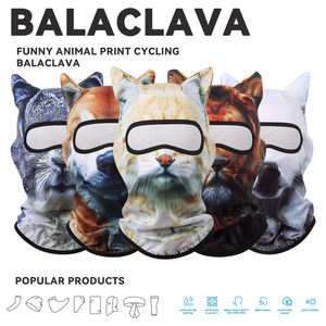 Low Moq <b>Urban</b> Productions 3D Cat Animal Face Shiest Ski Balaclava Hood Cover Mask <b>Ears</b> Music Festivals Activities DDP Image - Product Image 2