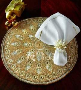 Manteles individuales con cuentas decorativas, producto vendido en India, a precio competitivo, proveedor y fabricación a granel por refractex - Product Image 2