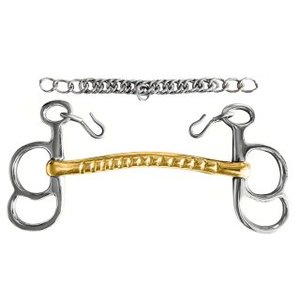 2025 nouveau Riaz Jamal lien français embout de conduite équestre Intel <span class=keywords><strong>2</strong></span> boucles <span class=keywords><strong>3</strong></span> boucles 4 boucles cheval papillon produit - Product Image 5