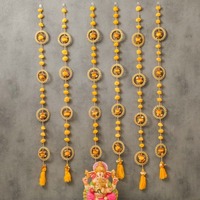 Pompom tali karangan bunga dekorasi pernikahan properti foto Festival tradisional India ide dekorasi Pom Pom gantung latar belakang panggung acara