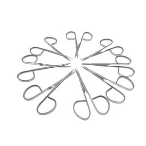 กรรไกรตัดเล็บสเตนเลสสตีลบางเฉียบคมใบมีดตัดเล็บสำหรับการตัดแต่งคิ้วและหนังกำพร้าอย่างแม่นยำ - Product Image 4