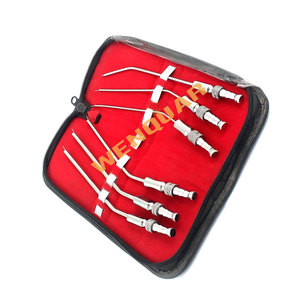 Tube d'aspiration dentaire Frazier de haute qualité, pointe atraumatique, acier inoxydable, couleur or, instruments chirurgicaux - Product Image 4