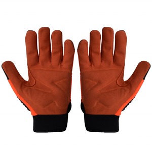 Gants de protection contre les chocs TPR de qualité professionnelle Gants en cuir confortables pour champ de gaz pétrolier pour le travail quotidien au Pakistan - Product Image 5