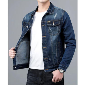 แจ็กเก็ตยีนส์สำหรับผู้ชายเสื้อโค้ทแจ็กเก็ตแฟชั่นสำหรับผู้ชาย - Product Image 2