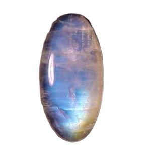 Piedra lunar de arcoíris Natural 100%, piedra preciosa suelta, forma ovalada, corte de cabujón, fabricación de joyas, piedras preciosas directamente del mayorista OEM - Product Image 1