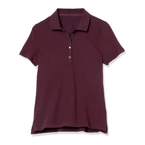 2025 été femmes Polo à manches courtes respirant coton plaine col personnalisé Fit Golf chemise femmes chemise - Product Image 6