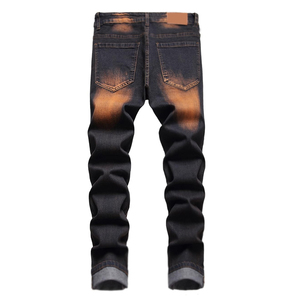 OEM & ODM Service Heavyweight Breathable Straight Man Jean <b>Pants</b> Handmade Stylish Pockets Men Denim <b>Pants</b> - Product Image 2