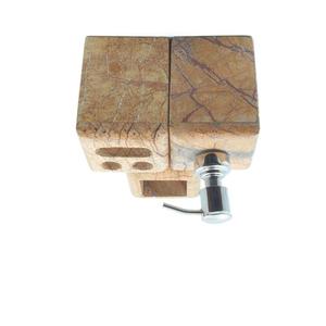 Ensemble d'accessoires de salle de bain en marbre indien de qualité supérieure fabriqués à la main pour les maisons de luxe avec porte-brosse à dents et porte-savon - Product Image 6