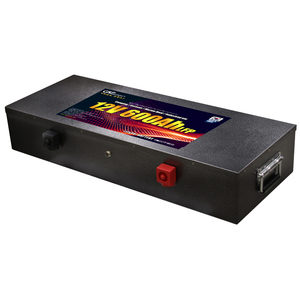Batteria GSP 12V 600Ah scatola in acciaio LiFePO4 un tipo, 7680Wh, BMS incorporato, Coulometer A batteria incluso, applicazioni Off-grid